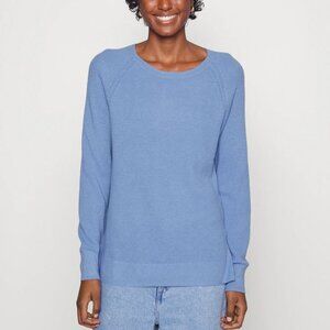 Gap blue waffle knit top